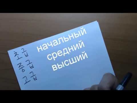 Видео: Корейский язык. (мои уроки 7)초급