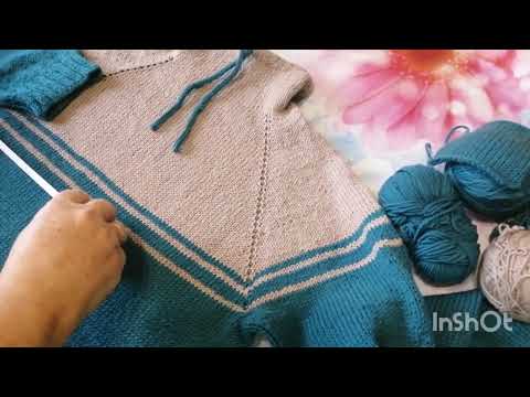 Видео: Готовое изделие🧶🧶я его связала🧥👚 Худи. Рассказываю и показываю 🤔👍