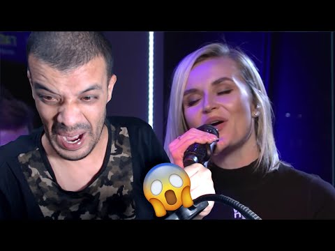 Видео: Polina Gagarina Полина Гагарина - Небо в Глазах (LIVE @ Авторадио) REACTION DZ