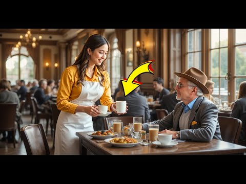 Видео: Официантка помогала старику каждый день — пока не пришёл его сын-миллиардер с юристами