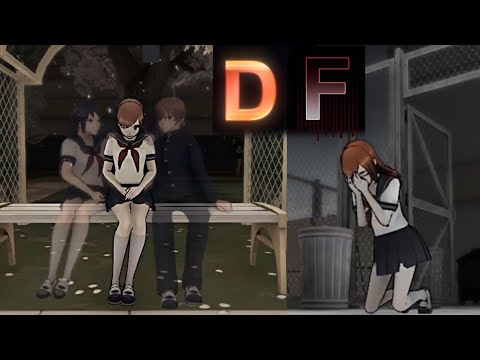 Видео: Все плохие концовки в Yandere Simulator Lana's story (F2, D, D2) - Злая концовка Ч.6