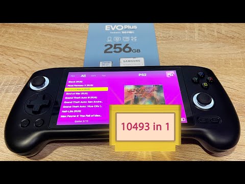 Видео: Готовая карта памяти с играми для Anbernic RG556 на 256gb, сборка 10493 ретро игры, русские версии