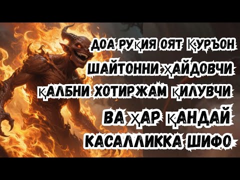 Видео: Энг қудратли руқия дуоси — қалбни совутар, руҳни тинчлантиради ва ризқ эшикларини кенгайтиради