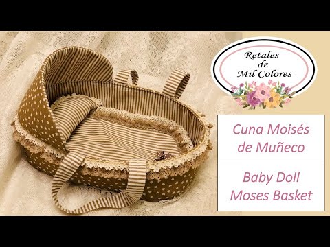 Видео: 59. Колыбель Моисея для куклы. DIY учебник. быстро и легко. Бесплатные формы.