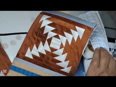 Видео: Погон құрақты құрастырып тігу.# тегін мастер класс.#аралас құрақтың бір түрі.