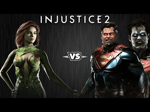 Видео: Injustice 2 - Ядовитый Плющ против Супермена и Бизарро - Intros & Clashes (rus)