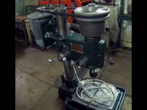 Видео: Восстановление сверлильного станка 2А112 часть № 4 (первая стружка)