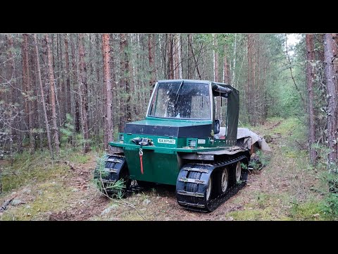 Видео: В ТАЙГУ НА ВЕЗДЕХОДЕ С ПРИЦЕПОМ НА ЛЫЖАХ