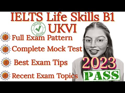 Видео: Полный тест IELTS B1 «Жизненные навыки: говорение и аудирование» || Последние темы экзамена 2023 ...