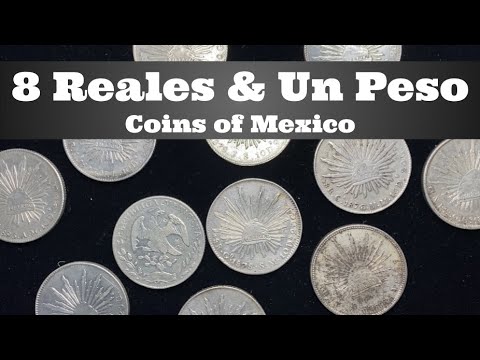 Видео: 8 реалов и 1 песо — монеты Мексики