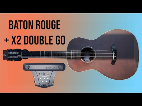 Видео: Установка трансакустического датчика X2 DOUBLE G0 на гитару BATON ROUGE