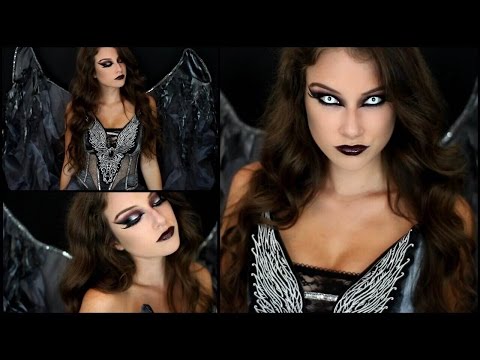 Видео: Грим и костюм Темного Ангела на Хэллоуин!