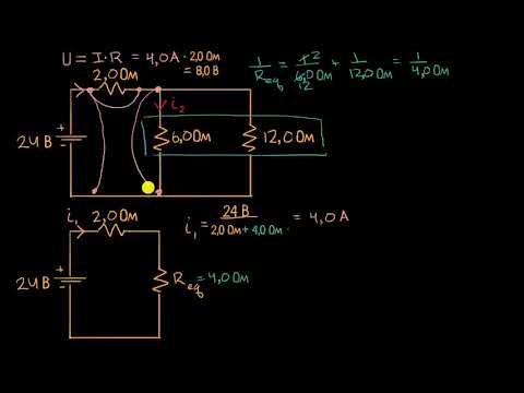 Видео: Задача на параллельные и последовательные резисторы  (видео 19)| Введение в электрические цепи