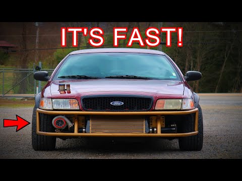 Видео: TURBO Crown Vic — первый драйв, тяга и гонки!