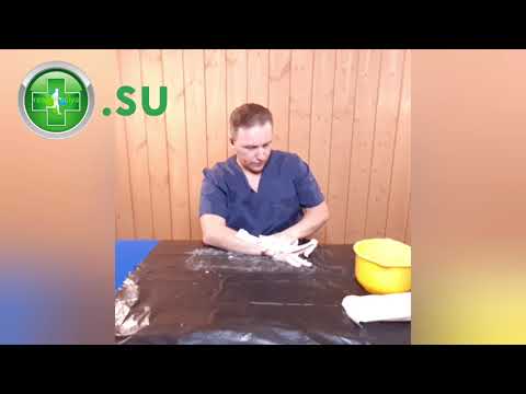 Видео: Как сделать лонгету для руки, облегченную, для постоянного ношения, после инсульта.