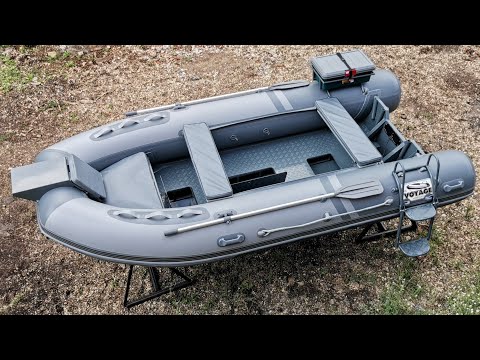 Видео: Обзор лодки Алюминиевый РИБ "VOYAGE 390" + взвешивание доп опций из алюминия!