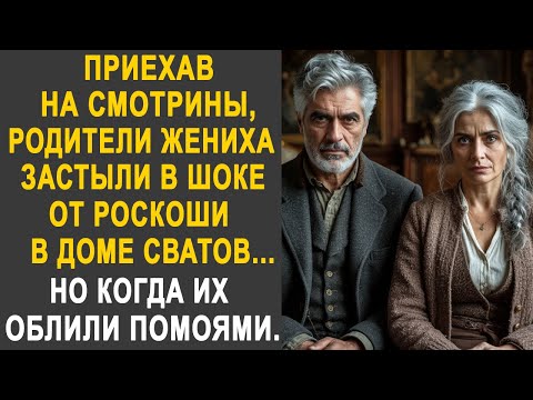 Видео: Приехав на смотрины, родители жениха застыли в шоке от роскоши в доме сватов. Но когда их...