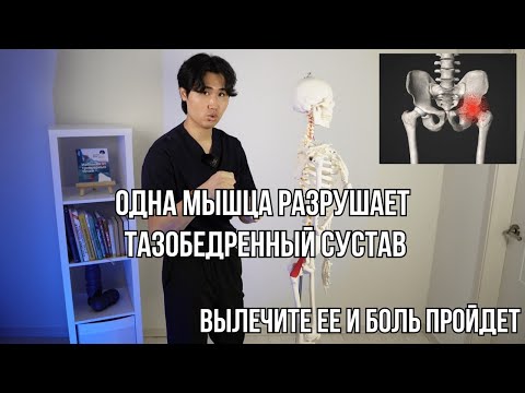 Видео: ОДНА МЫШЦА разрушает ваш ТАЗОБЕДРЕННЫЙ СУСТАВ - вылечите ее и забудьте о боли
