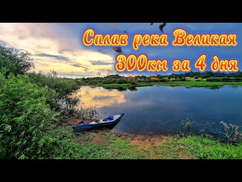 Видео: Сплав река Великая 300км 4-я часть