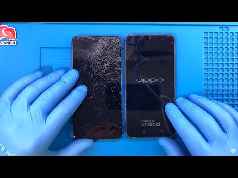 Видео: Замена экрана Oppo AX7