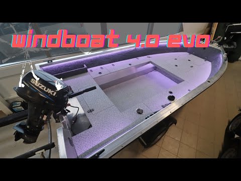 Видео: Доработка ВИНДБОТ 4.0 EVO! БОЛЬШОЙ комфорт в маленькой лодке!