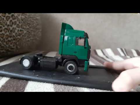 Видео: Обзор масштабной модели МАЗ 5440 с полуприцепом МАЗ 9758 от производителя Автоистория