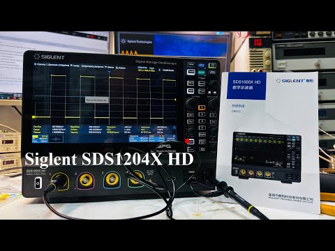 Видео: Обзор осциллографа Siglent SDS1204X HD (12 Бит АЦП)