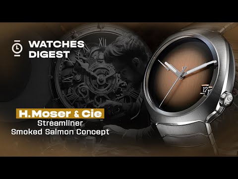 Видео: Когда отсутствие деталей — главная деталь. H. Moser & Cie Streamliner Smoked Salmon Concept