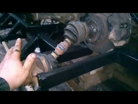 Видео: Девятка на гусеницах часть 3.Доделали раму и покрасили.