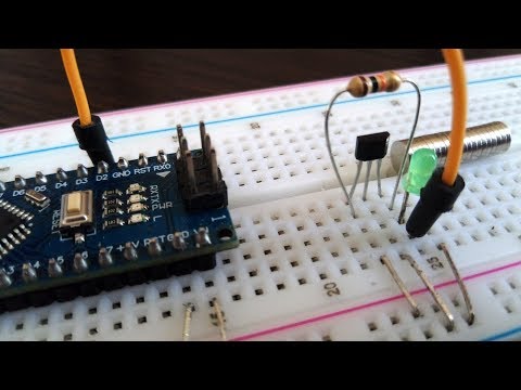 Видео: Датчик Холла A3144. Пример работы с Arduino