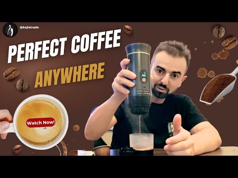 Видео: Портативная кофемашина 3 в 1! 50 чашек без розетки — кофемашина мечты!Portable coffee machine