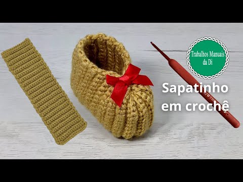 Видео: Детские пинетки крючком