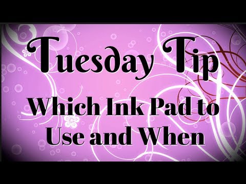 Видео: Ваше полное руководство о том, какие штемпельные подушечки использовать и когда