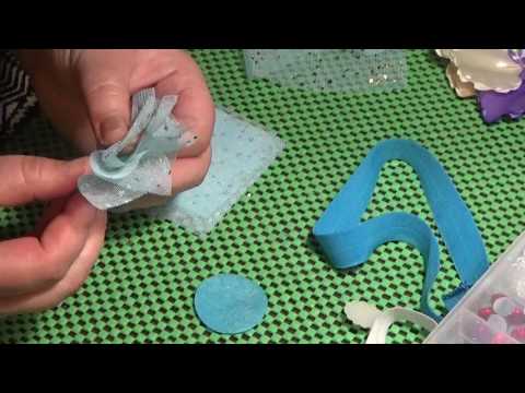 Видео: нежная повязочка из фатина