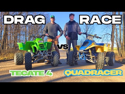 Видео: Drag Race: Quadracer против Tecate 4