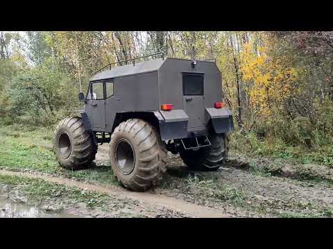 Видео: Вездеход Панфиловец 006. Выезд на тестирование