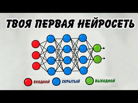 Видео: Твоя ПЕРВАЯ НЕЙРОСЕТЬ на Python с нуля! | За 10 минут :3