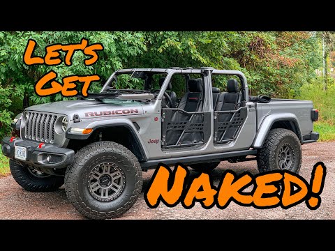 Видео: Разбираем наш Jeep Gladiator! Топлесс и без дверей