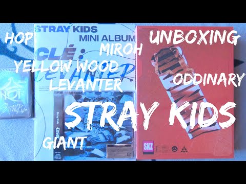Видео: STRAY KIDS : большая распаковка старых альбомов! | kpop unboxing | кейпоп |