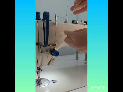 Видео: 📒Пошаговая инструкция 📖заправки промышленной швейной машины  JATI📌
