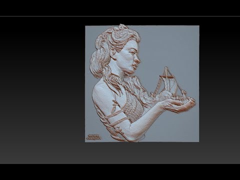 Видео: Zbrush 4R7 как сделать рельефы и барельефы ч5