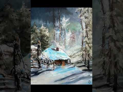 Видео: Зимушка - Зима. Живопись