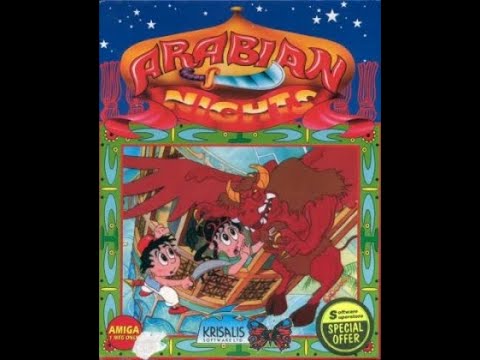 Видео: Arabian nights (Commodore Amiga A500/WinUae) - прохождение двух уровней