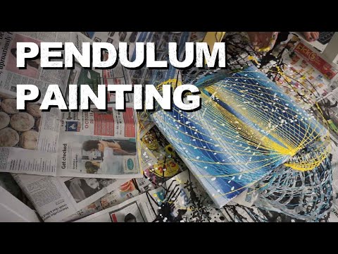 Видео: Начало работы с маятниковой живописью — советы, приемы и неудачи