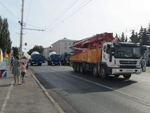 Видео: 548-летие города Чебоксары. Парад техники. Чебоксары. 20 августа 2017