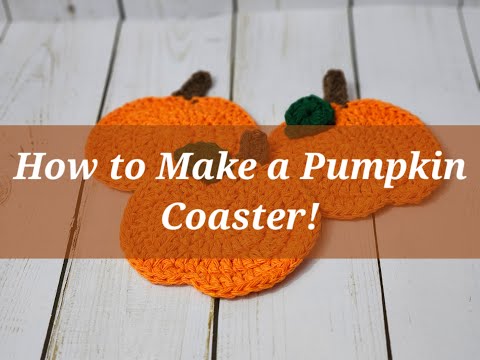 Видео: ПРОСТОЙ 30-минутный урок по вязанию крючком подставки под стакан в форме тыквы