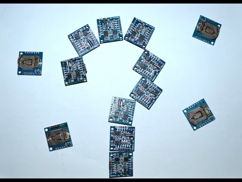Видео: Лечение модуля часов DS1307 для Arduino