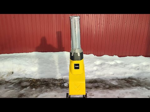 Видео: Дробилка для яблок из садового измельчителя веток.