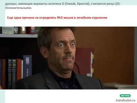Видео: Контроль качества в иммуногематологии