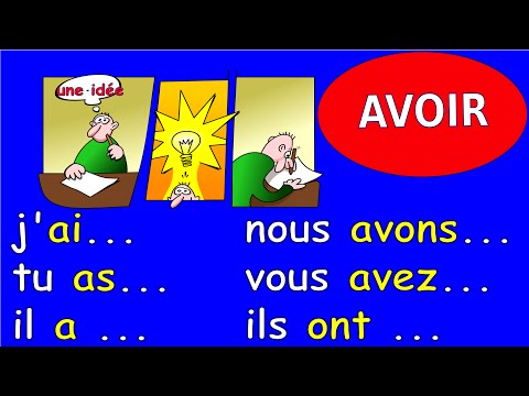 Видео: Спряжение глагола Avoir #французскийязык